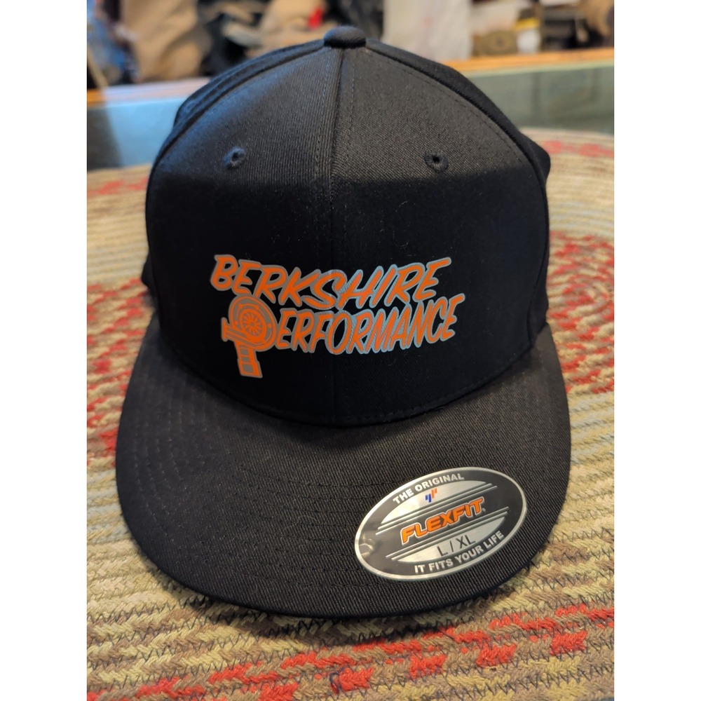 Berkshires Performance Massachusetts Hat Cap Black Flexfit L/XL
